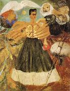 Frida Kahlo Abstract oil painting artist